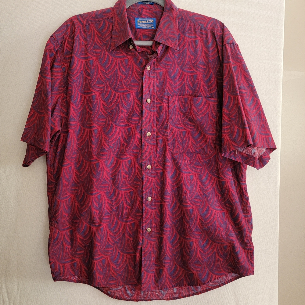 Mens Pendleton Button Down Shirt Med